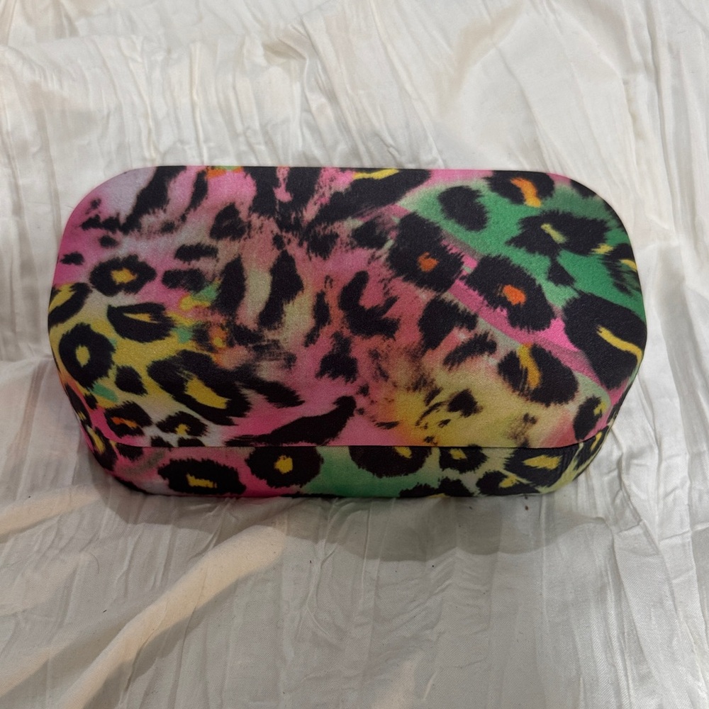 Multicolor Leopard Print Women's eyeglass box